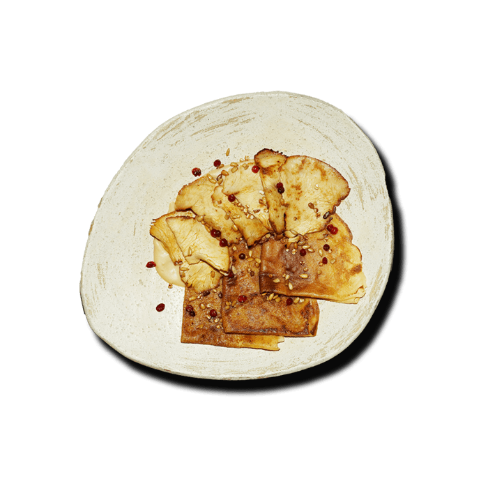 Млинці, начинені ніжною фермерською індичкою, страва ресторану 100 років тому вперед.